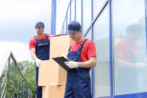 Moving house planning in Millwall with boxes and checklist