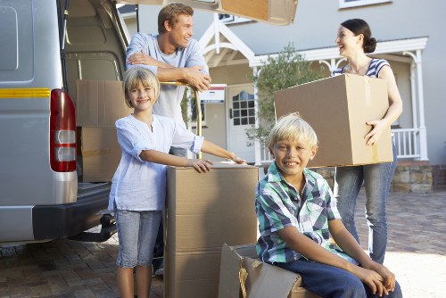 Packing and transporting household items for Millwall removals