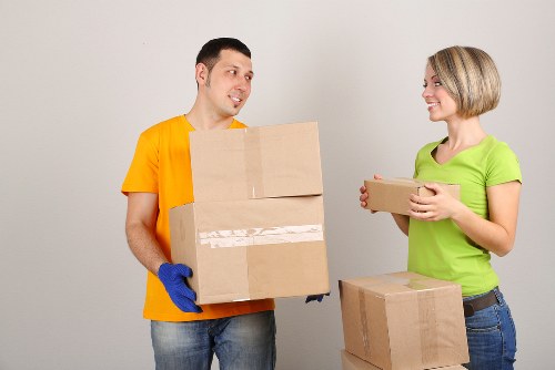 Furniture wrapping and protection during house removals in Millwall