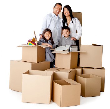 Packing boxes and personal items for student storage